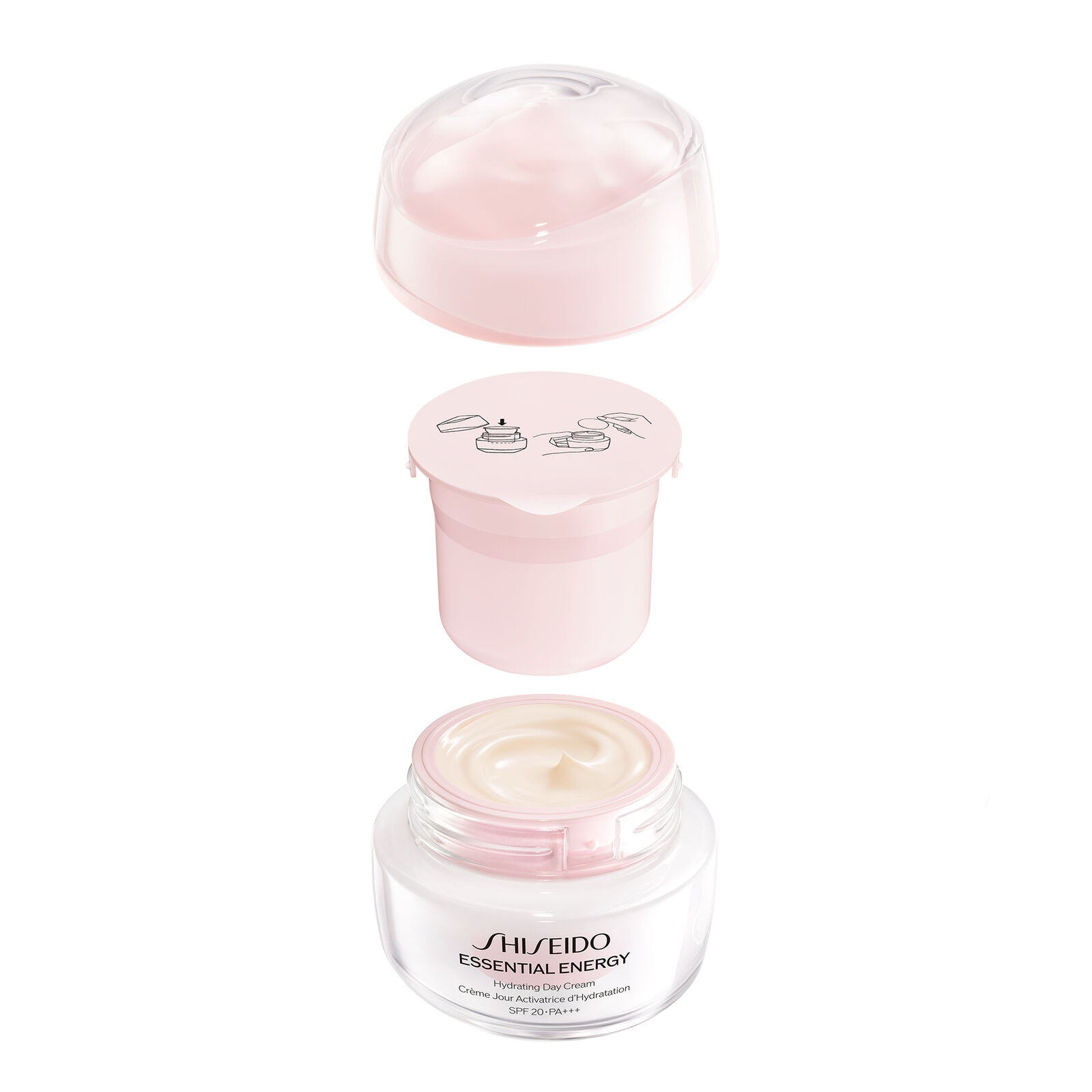 Cr&egrave;me Jour Activatrice d&rsquo;Hydratation SPF20 - Recharge, 