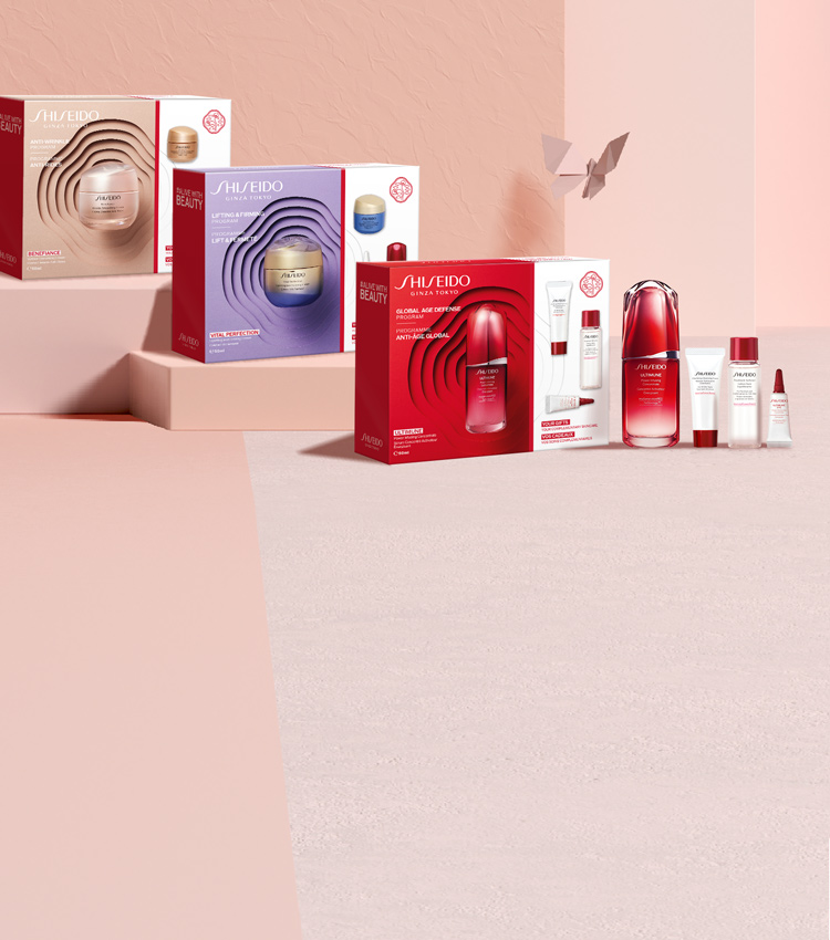 Coffrets sur Shiseido